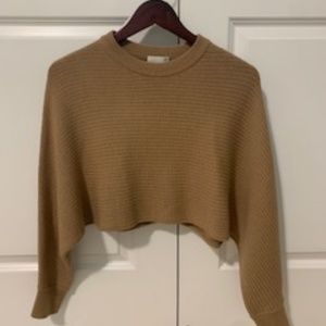 brown knit sweater